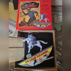 The Lone Ranger Tin Wind-up Schylling in Box with COA